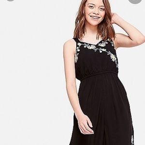 Floral Embroidered girl Justice jumpsuit